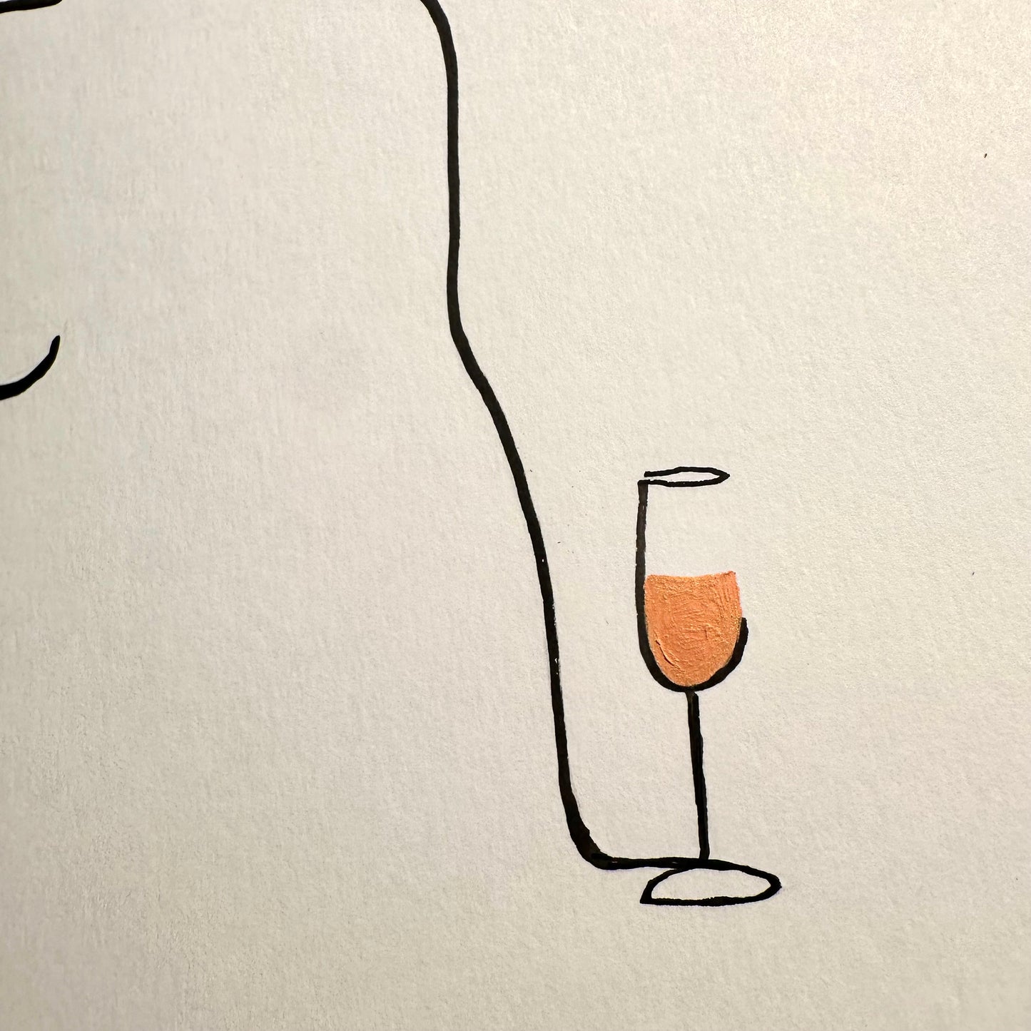 "Lichtgestalt" - handgezeichnet