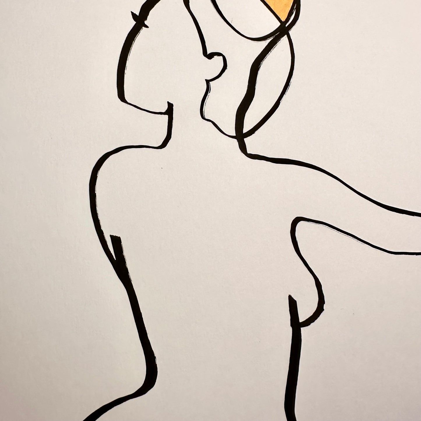 "Eleganz" - handgezeichnete Reproduktion