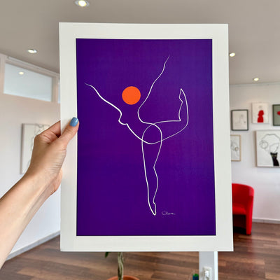 Purple Rain *Limited Edition* (creme weiß Papier)