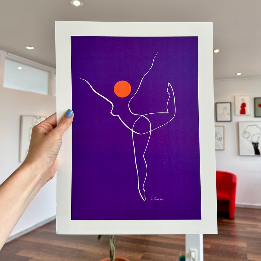 Purple Rain *Limited Edition* (creme weiß Papier)