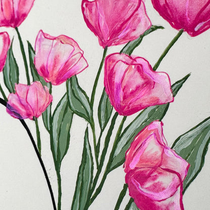 Frauen in der Blüte Nr. 10 - handgezeichnet