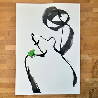 Froschkönig (handgezeichnet)