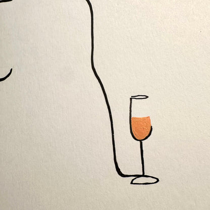 "Lichtgestalt" - handgezeichnet