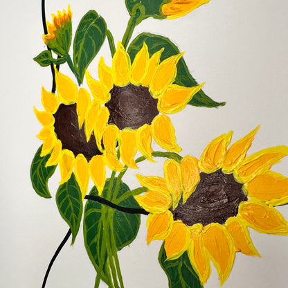 Frauen in der Blüte Nr. 9 - handgezeichnet