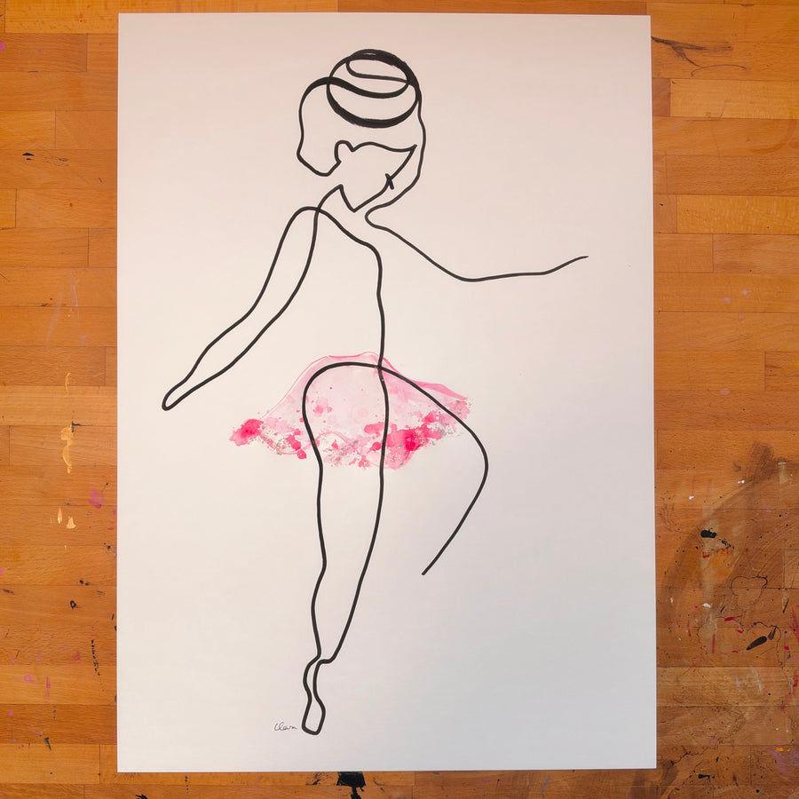 Ballerina (handgezeichnet)