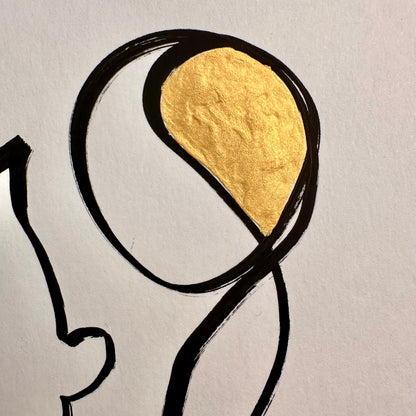 "Eleganz" - handgezeichnete Reproduktion