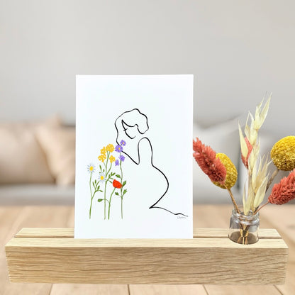 PreOrder- Kunstkarten 10er Set Frauen in der Blüte