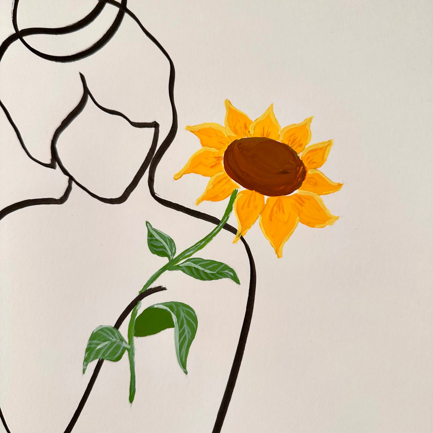 "Sommerlust und Sonnenduft" - handgezeichnete Reproduktion