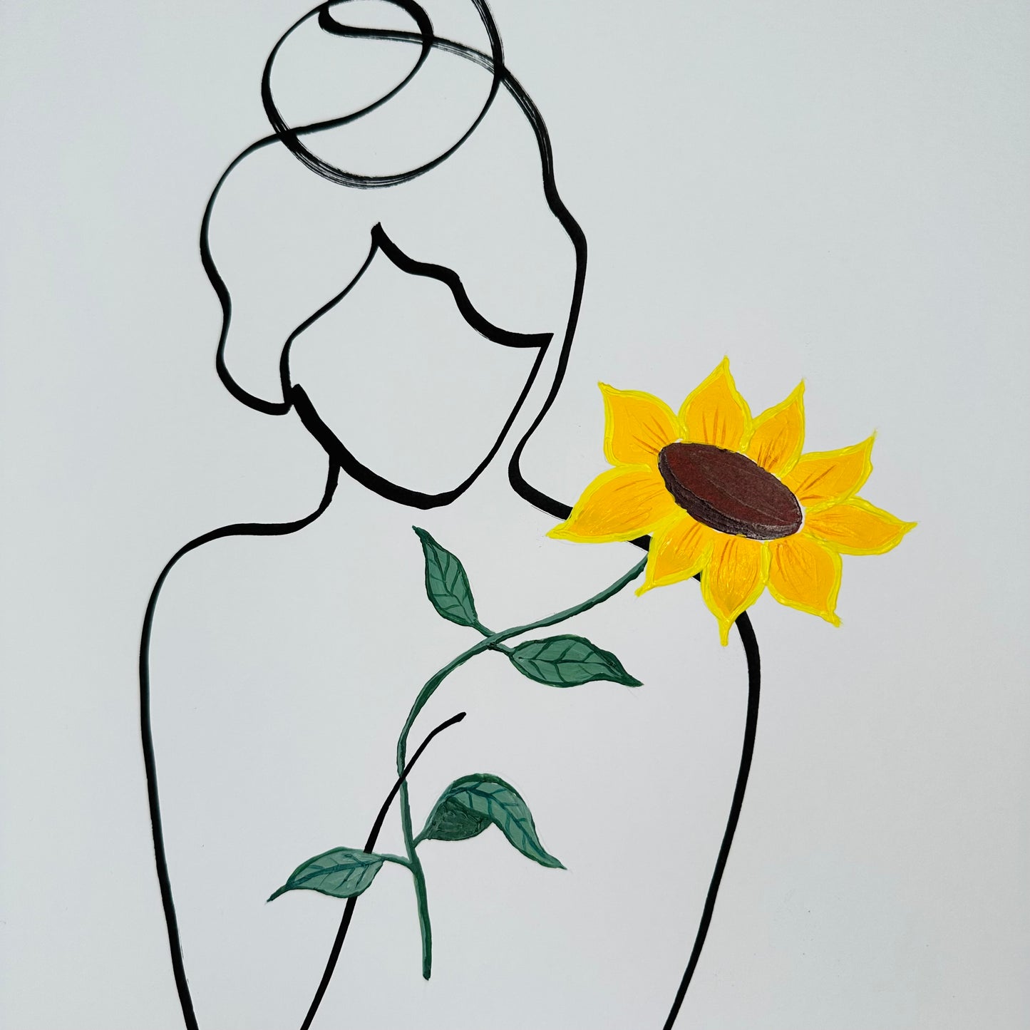 "Sommerlust und Sonnenduft" - handgezeichnet