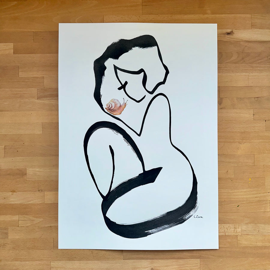 In der Ruhe (handgezeichnet)