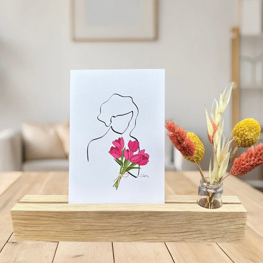 PreOrder- Kunstkarten 10er Set Frauen in der Blüte