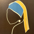Pearl earring *Limited Edition* (cream white paper)