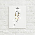 Special Nr. 12 "Sommer in Gelb"-Leinwand-JUDITH CLARA-40x40 cm Leinwand-one-line-art
